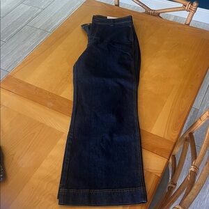 LOFT Indigo Wide-Leg Jeans Sz 30/10P